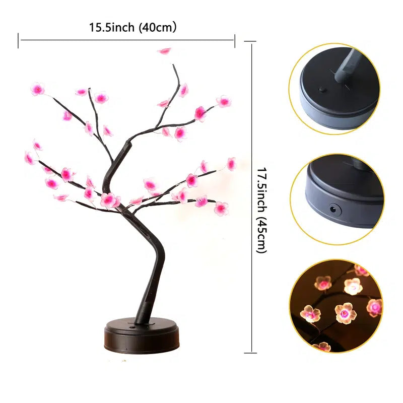 Fairy Cherry Blossom Bonsai Tree Light
