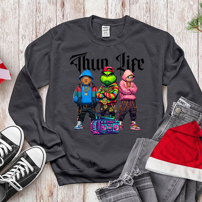 Thug Life Hip-Hop Trio - 90s Boombox Christmas Crew