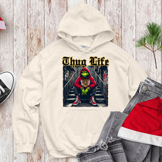 Thug Life Green Anti - Hero Shirt - Urban Holiday Streetwear