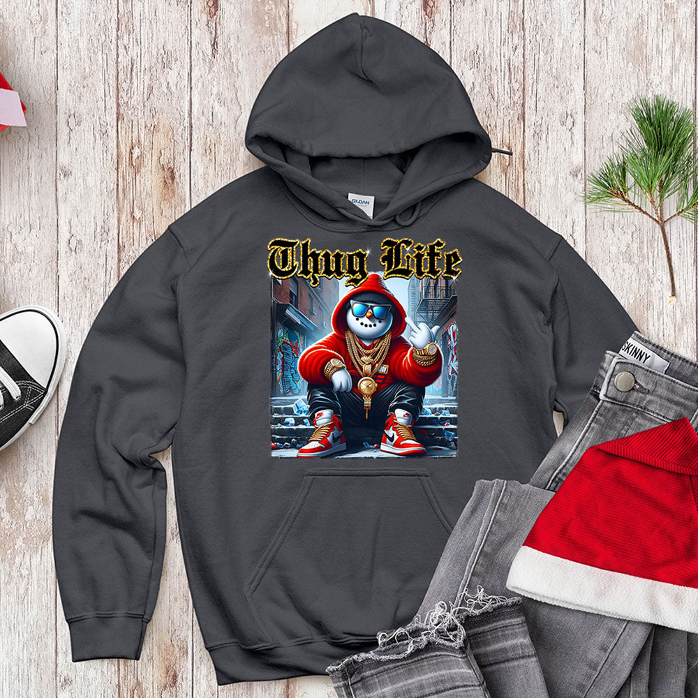 Thug Life Gangster Snowman - Urban Holiday