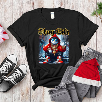 Thug Life Gangster Snowman - Urban Holiday