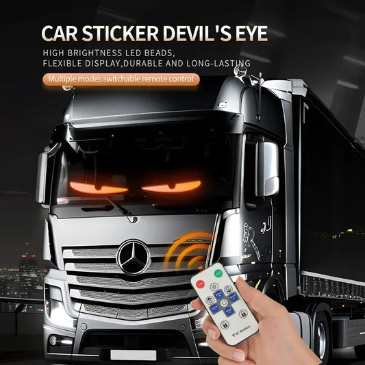 LED Devil Eyes, LED Devil Eye Decoration, Light LED Headlights Demon Eyes