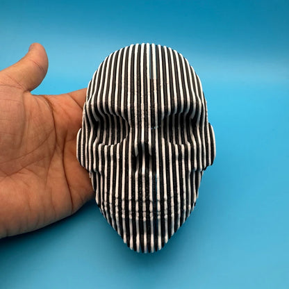 3D Printed Luminous Quantum Skull Ornament