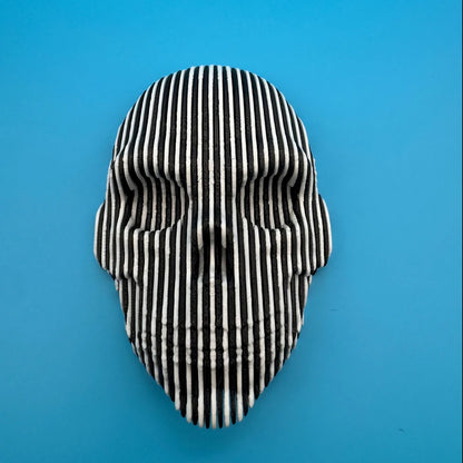 3D Printed Luminous Quantum Skull Ornament