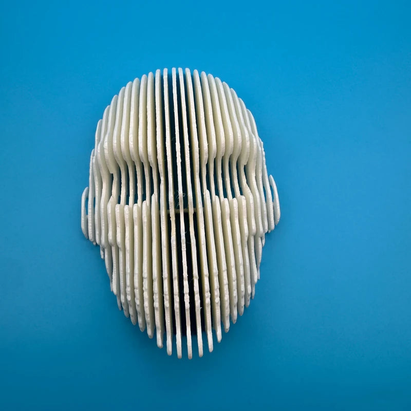 3D Printed Luminous Quantum Skull Ornament
