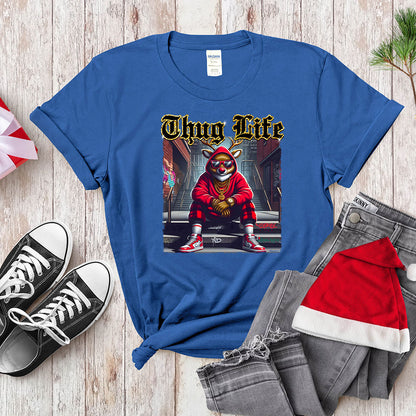 Thug Life Red - Nosed Reindeer - Streetwear Christmas