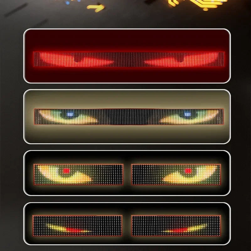 LED Devil Eyes, LED Devil Eye Decoration, Light LED Headlights Demon Eyes