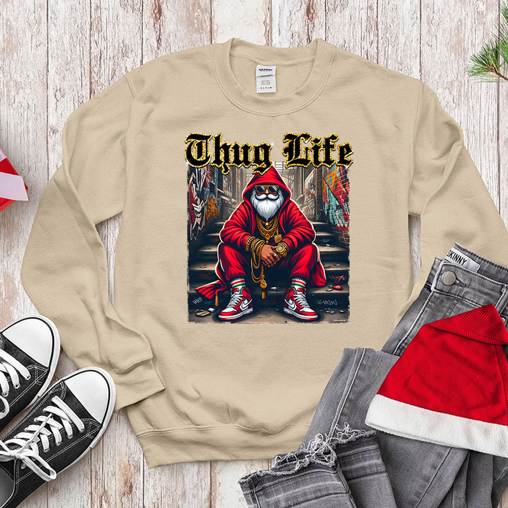 Thug Life Gangsta Santa - Streetwear Christmas