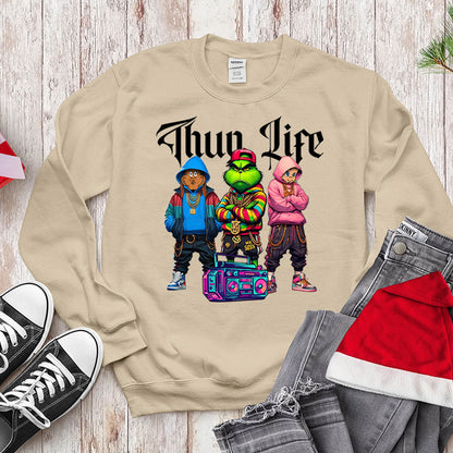 Thug Life Hip-Hop Trio - 90s Boombox Christmas Crew