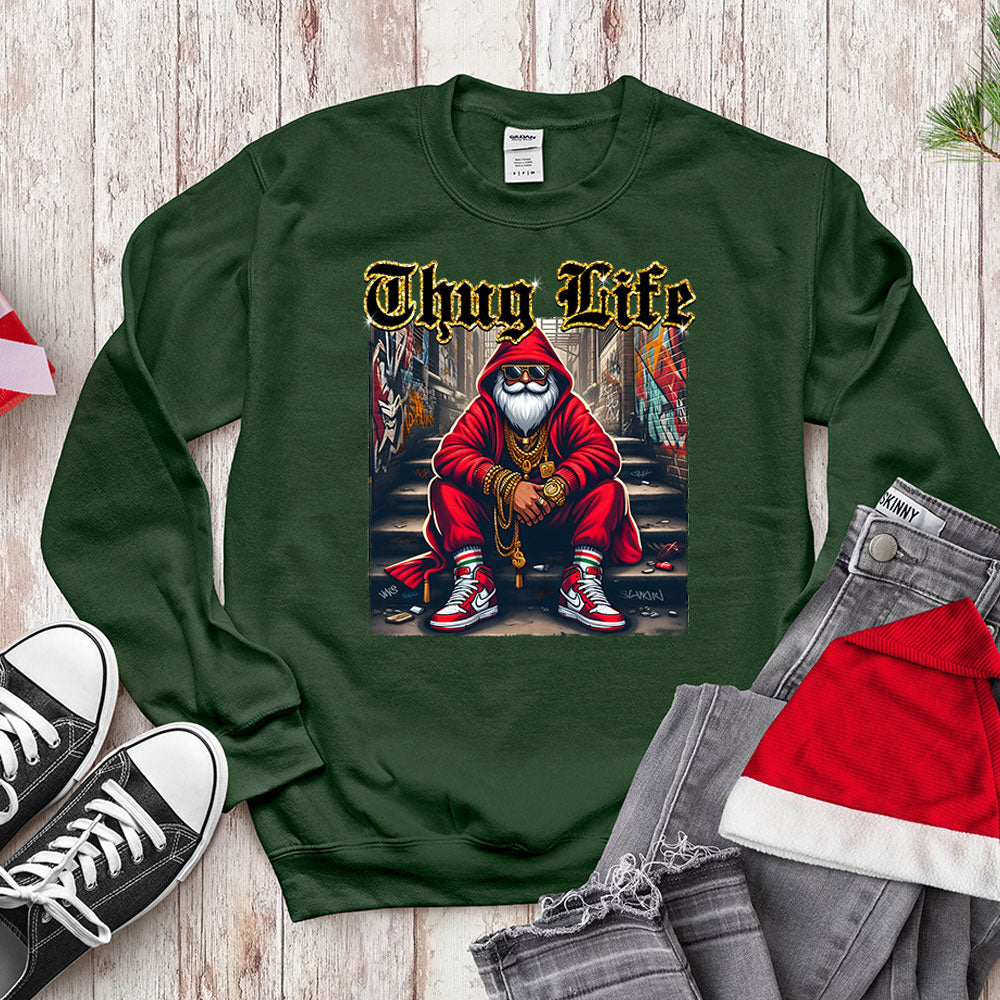 Thug Life Gangsta Santa - Streetwear Christmas