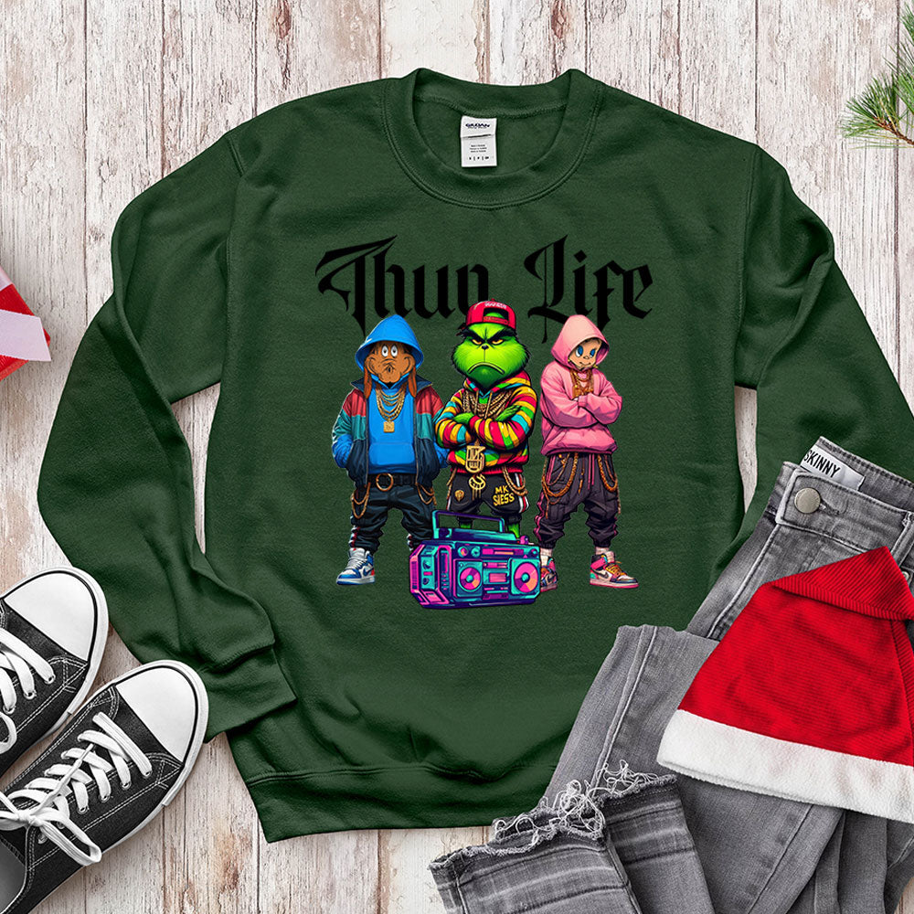 Thug Life Hip-Hop Trio - 90s Boombox Christmas Crew