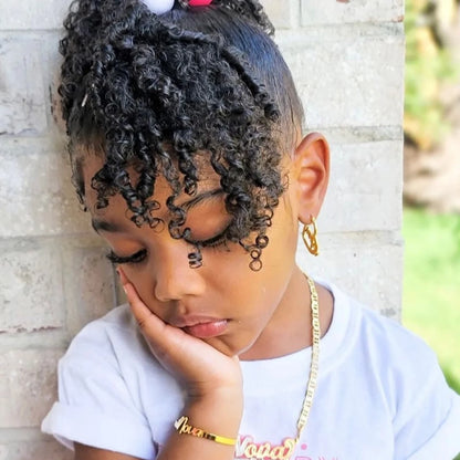 Custom Name Baby ID Bracelet - Children’s Personalized Cuff Bangles