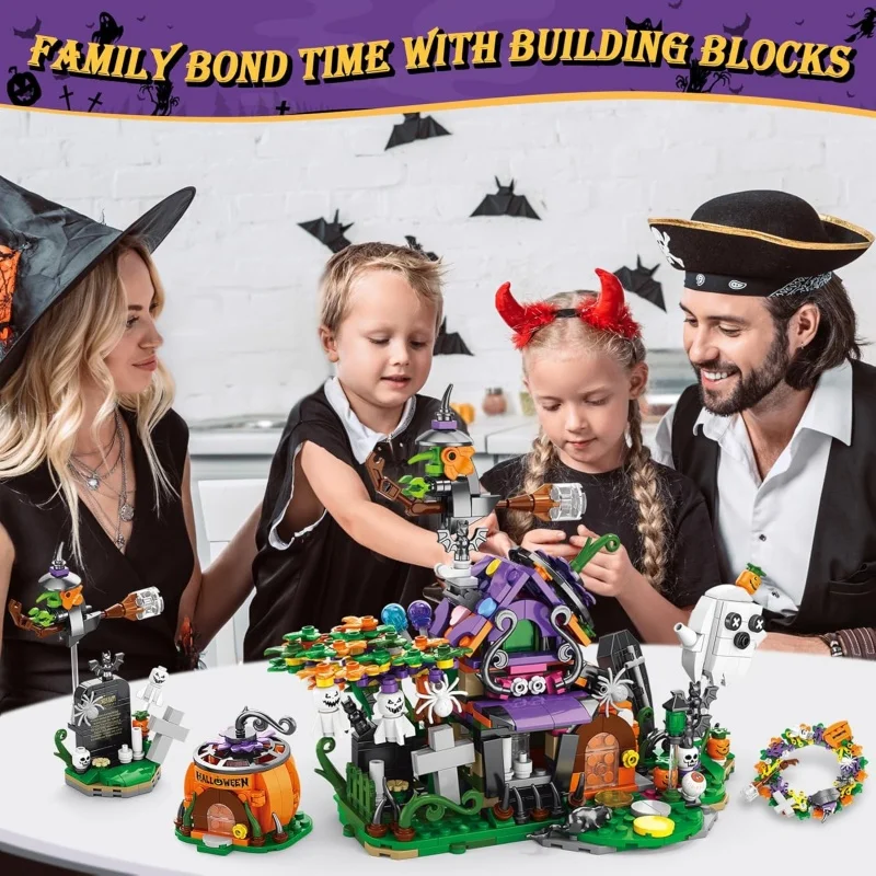 Halloween 6IN1 Building Block Set