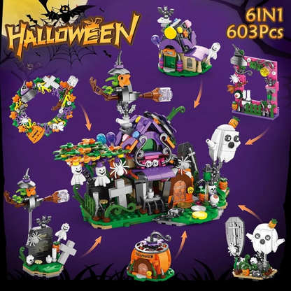 Halloween 6IN1 Building Block Set