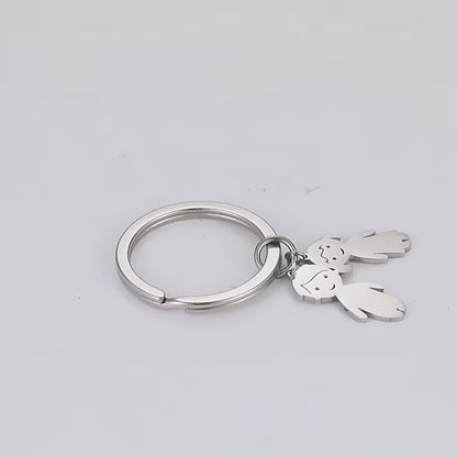 Custom Name Keychain: Personalized Gift for Family, Parents, and Pet Lovers