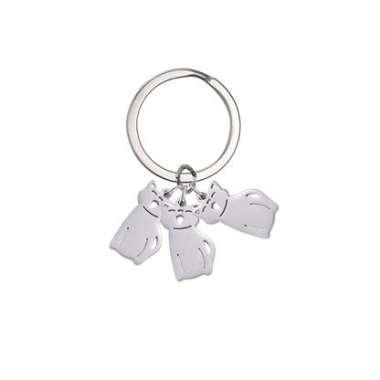 Custom Name Keychain: Personalized Gift for Family, Parents, and Pet Lovers