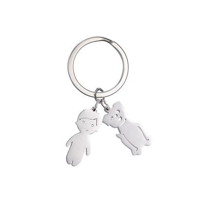Custom Name Keychain: Personalized Gift for Family, Parents, and Pet Lovers