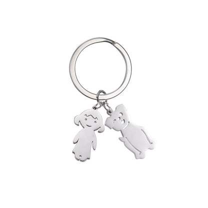 Custom Name Keychain: Personalized Gift for Family, Parents, and Pet Lovers