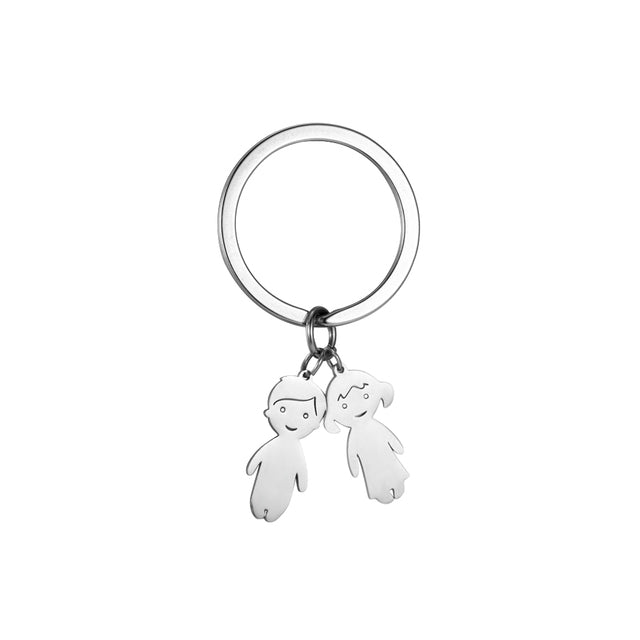 Custom Name Keychain: Personalized Gift for Family, Parents, and Pet Lovers