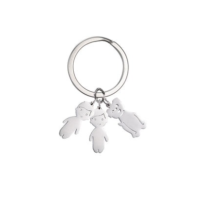 Custom Name Keychain: Personalized Gift for Family, Parents, and Pet Lovers