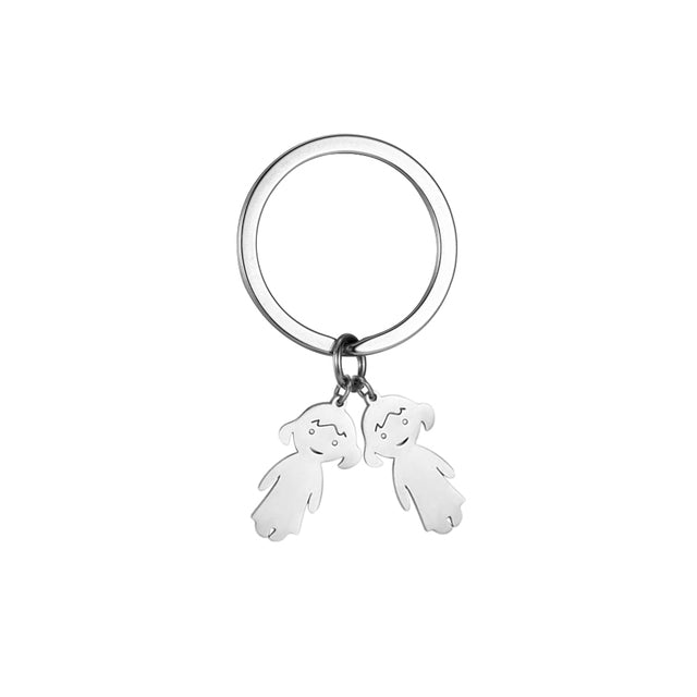 Custom Name Keychain: Personalized Gift for Family, Parents, and Pet Lovers