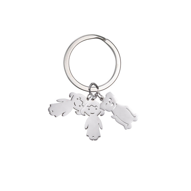 Custom Name Keychain: Personalized Gift for Family, Parents, and Pet Lovers