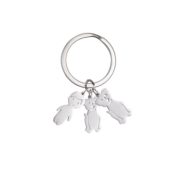 Custom Name Keychain: Personalized Gift for Family, Parents, and Pet Lovers