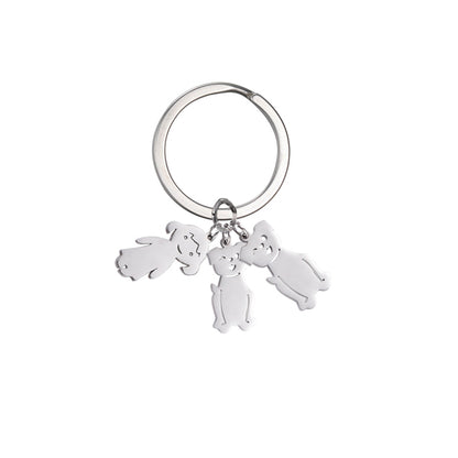 Custom Name Keychain: Personalized Gift for Family, Parents, and Pet Lovers