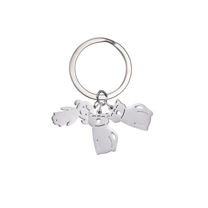 Custom Name Keychain: Personalized Gift for Family, Parents, and Pet Lovers