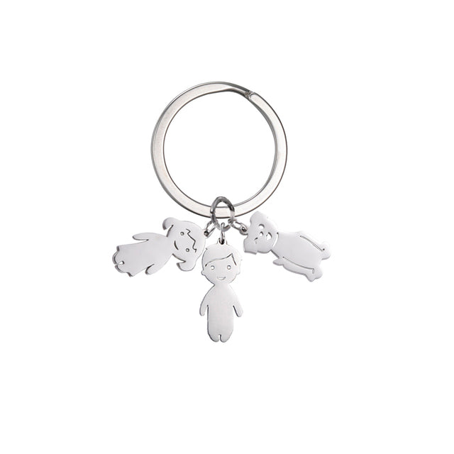 Custom Name Keychain: Personalized Gift for Family, Parents, and Pet Lovers