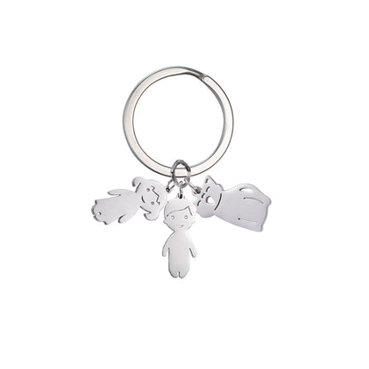 Custom Name Keychain: Personalized Gift for Family, Parents, and Pet Lovers