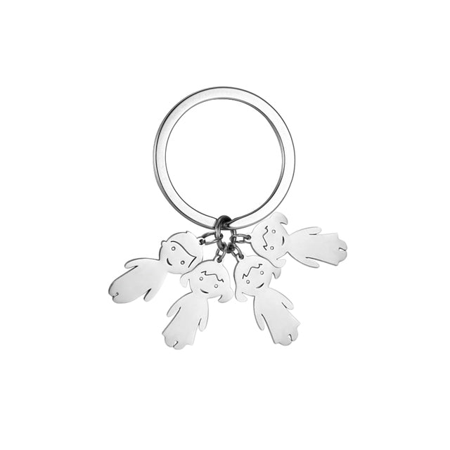 Custom Name Keychain: Personalized Gift for Family, Parents, and Pet Lovers