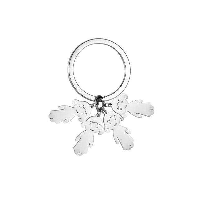 Custom Name Keychain: Personalized Gift for Family, Parents, and Pet Lovers