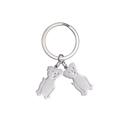 Custom Name Keychain: Personalized Gift for Family, Parents, and Pet Lovers