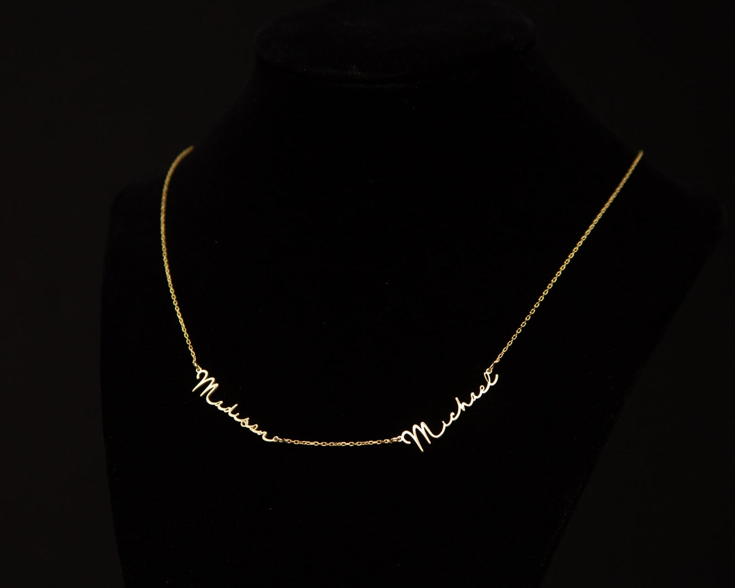 Custom Multiple Name Necklace - Handmade Jewelry Minimalist